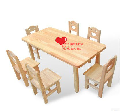 幼儿园实木桌椅橡胶木樟子松杉木木质桌椅儿童学习学生课桌椅套装在类目 尿片/洗护/喂哺/推车床, 儿童房/桌椅/家具, 儿童桌中 - 来自Buy2taobao.com提供专业的淘宝代购服务