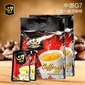 越南进口中原G7咖啡3合1经典原味即速溶咖啡粉 352gX2袋(44小包）