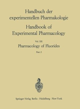 【预订】Pharmacology of Fluorides: Part 2