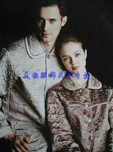 美标睡衣专柜正品情侣款冬季桑蚕丝真丝夹棉保暖长袖套装家居服