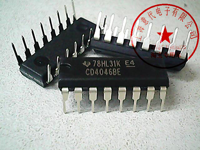 CD4046BE  TI   DIP-16〖正品原装〗赛格市场G332室实体店 现货