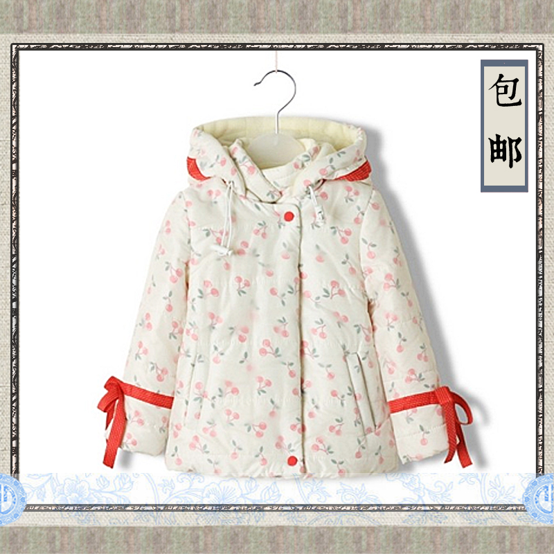 公主冬季棉衣女童棉袄防水厚