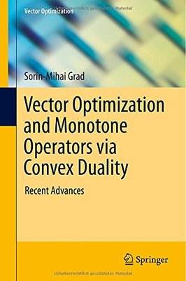【预售】Vector Optimization and Monotone Operators Via...