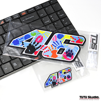 tutu圖圖花限量版贴纸贴花车贴