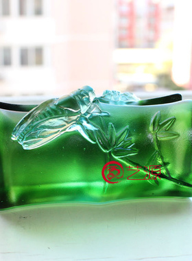 琉璃礼品送客户名片夹定制logo