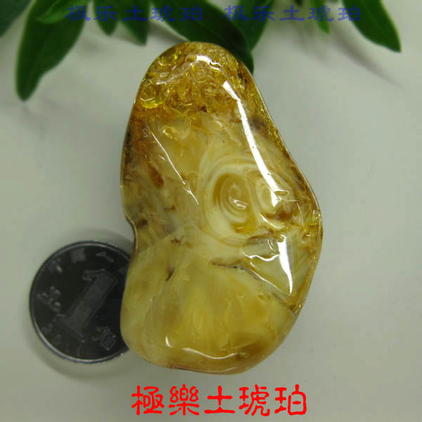 【极乐土琥珀】971天然蜜蜡原石原矿吊坠 波罗的海 蜜蜡原石 裸石