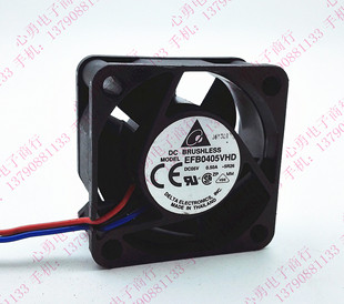 原装Delta/台达散热风扇EFB0405VHD 5V 0.50A 三线服务器变频4020