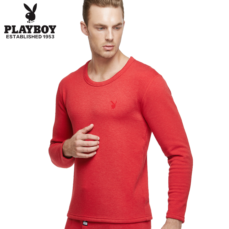 PLAYBOY/»¨»¨¹«×ÓºèÔ˱¾ÃüÄêÄÐʿԲÁ챣ůÄÚÒÂÌ××°¼ÓÈÞ¼Óºñ´óºìÉ«