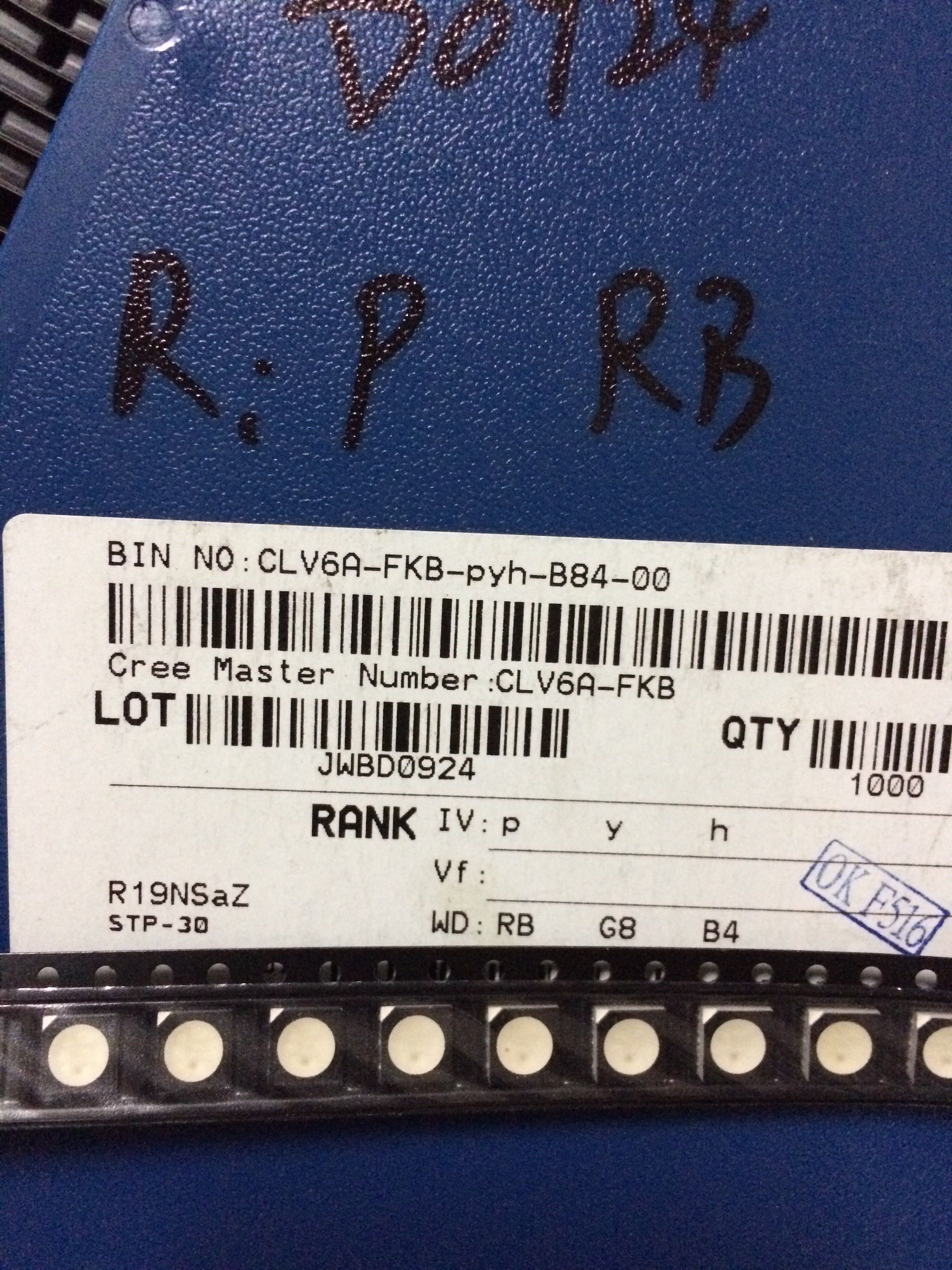 CREE科锐 CLV6A-FKB-pyh-B84-00 LED 灯珠 CLV6A-FKB LED灯 原货