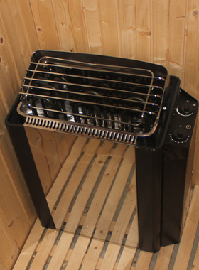 ALQNSPA桑拿炉设备3/4.5/6/8/9kw干蒸炉汗蒸炉不锈钢内控炉高档