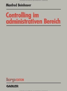 【预售】Controlling Im Administrativen Bereich: Konzep...