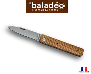 法国正品 Baladeo PAPAGAYO 橄榄木手柄 精美口袋刀