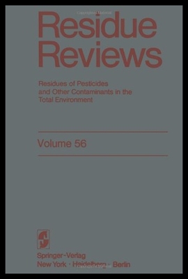 【预售】Residue Reviews: Residues of Pesticide