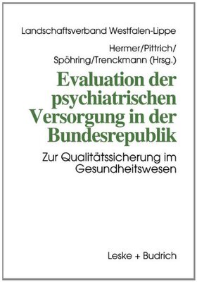 【预售】Evaluation Der Psychiatrischen Versorgung in D...