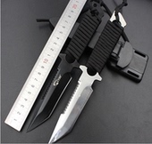 户外战术高硬度潜水小直刀荒野求生存短刀剑野外防身刀具非折叠刀