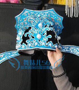 戏曲戏剧用品四大才子帽 小生头饰 小生巾才子小生帽解元巾菊花巾