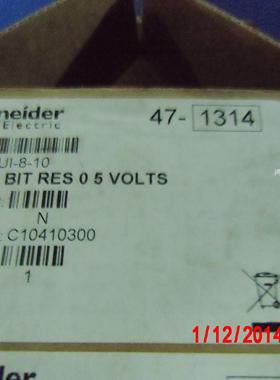 议价《实体店》UI-8-10 Scheider 施耐德实物原装 楼宇 141212