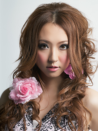 美女模特海报酒吧发型装饰画