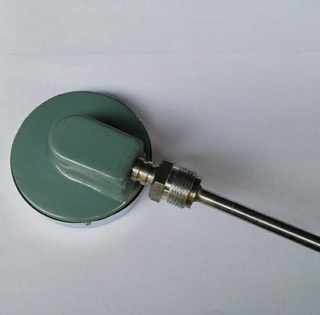 工业双金属温度计 thermometer 100℃ 32-210℉ wss-411 L=100mm