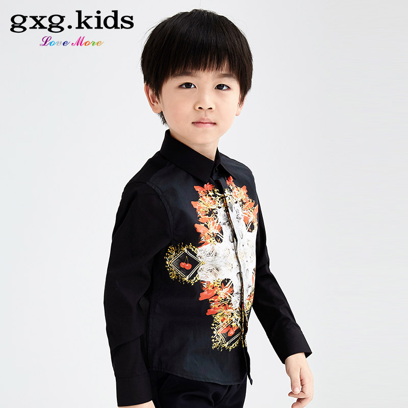 Chemise garcon GXG KIDS à manche longue - Ref 2074988 Image 1