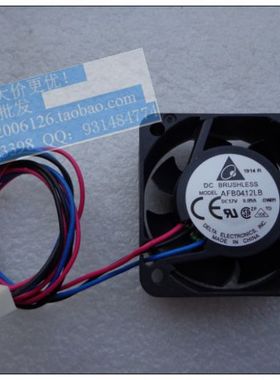 原装台达4015 12V 0.09A 3线双滚珠测速静音小风扇AFB0412LB-BW09