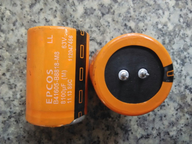 德国西门子EPCOS 橙色 LL 长寿命 63v 8100uf 代8200uf 发烧电容