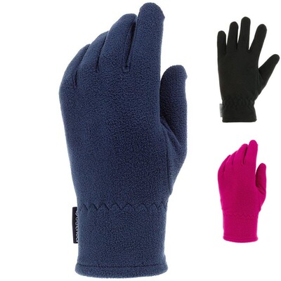 迪卡侬quechua户外儿童保暖手套
