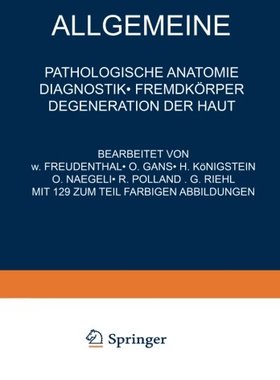 【预订】Allgemeine Pathologische Anatomie Di...