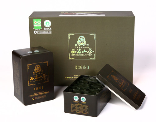 西竺牌 盒装 绿茶 西岩山茶 大埔 广东名茶包邮