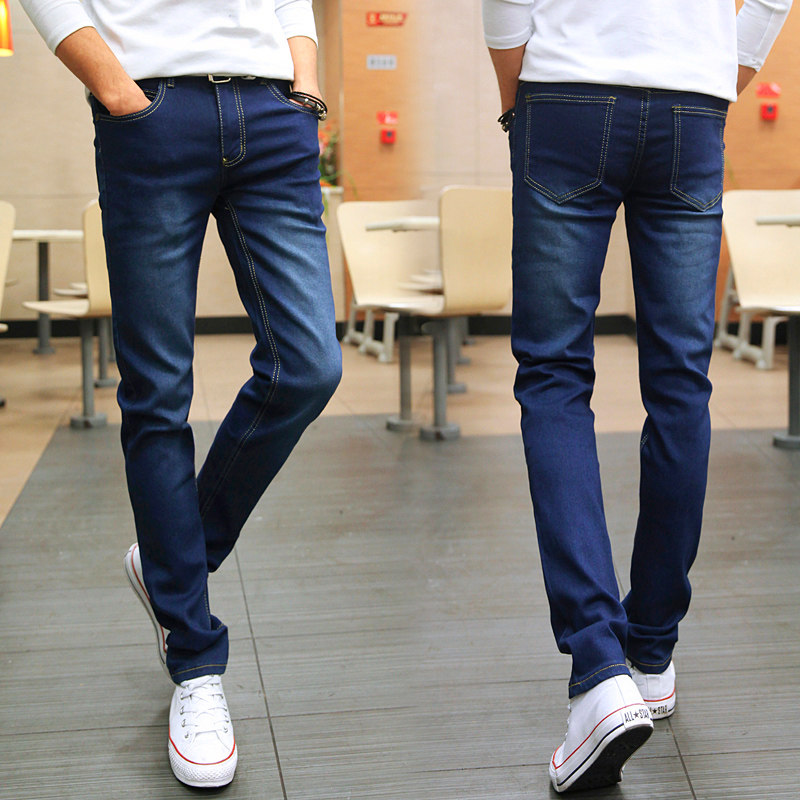 Jeans pour adolescent pieds Slim pour Quatre saisons - Ref 1469551 Image 1