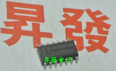 〖昇發电子〗四传输门 CD4066BM CD4066UBM HEF4066 贴片SOP