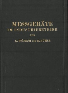 【预订】Messgerate Im Industriebetrieb