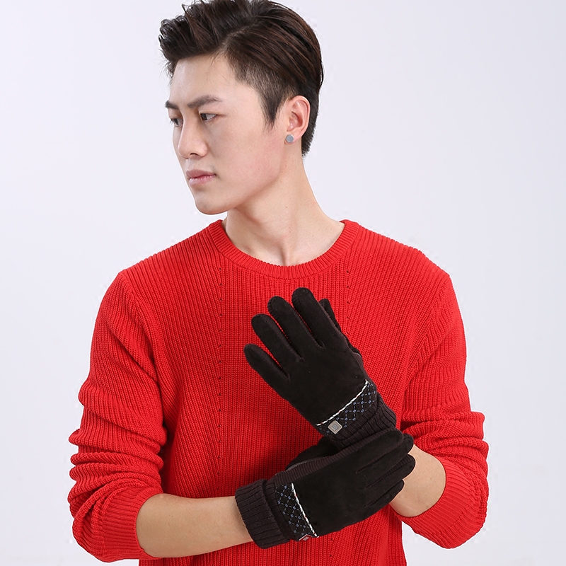 Gants pour homme VILENDONE     en peau de porc - Ref 2782438 Image 3