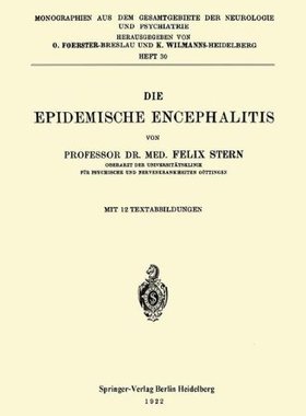 【预订】Die Epidemische Encephalitis