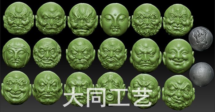圆雕图 STL 三维立体图 核设计素材/源文件
