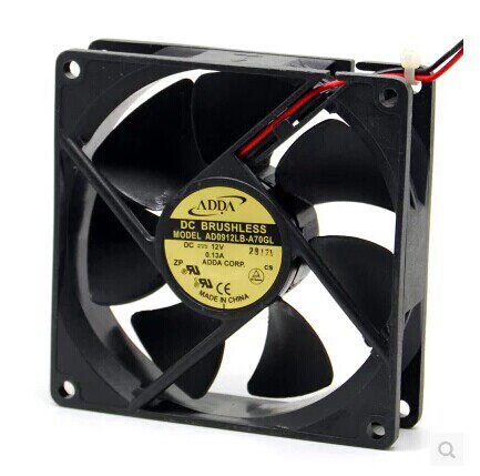 ADDA 9CM/厘米 9025 静音 双滚珠风扇 12V 0.13A AD0912LB-A70GL