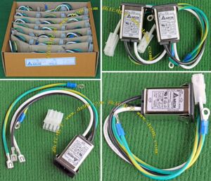 全新 台达 DELTA 15GENW3E-R 15A 250V 插座型 卡扣 电源 滤波器