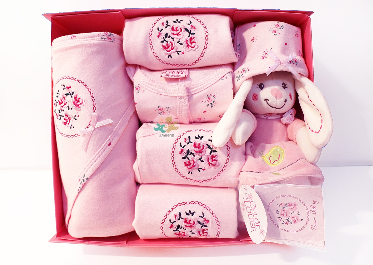 Coffret cadeau pour bébé - Vêtements + Fournitures - Ref 1954899 Image 1