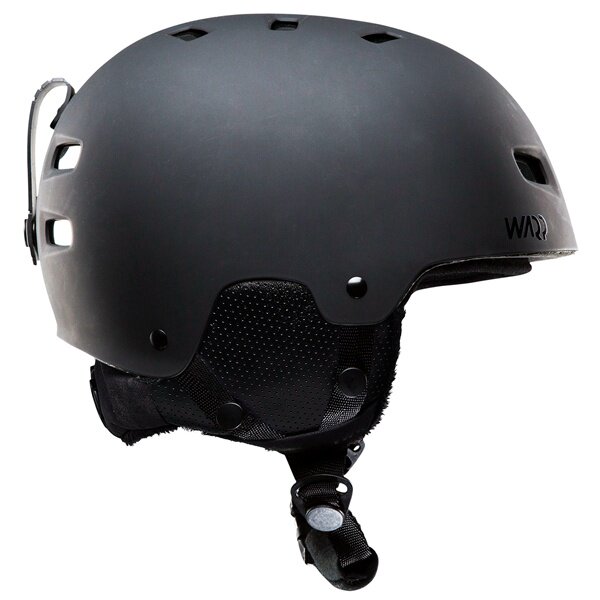 多运动用途滑雪头盔单板双板通用可拆护耳白色M码可调头围55-58cm