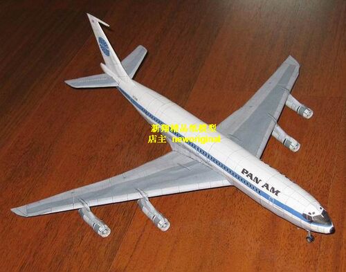 Boeing 707 波音707客机飞机模型