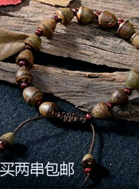 「水墨丹青」天然金钟手串菩提子