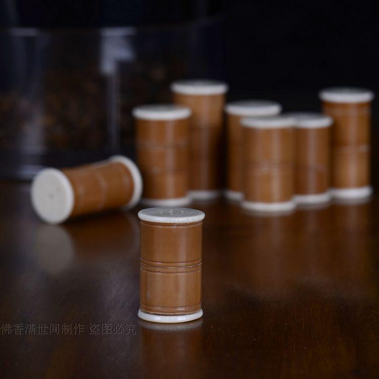 收藏越南芽庄白奇沉水边角料沉香熏香高端橄榄核雕 苏工香囊