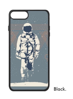 适用于iPhone宙和外星宇航员插画Xr手机壳max保护套678pro硅胶112