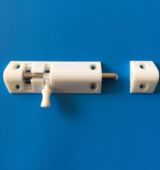 白色木门塑料窗门插销满百 大号家用五金配件明插销 包邮