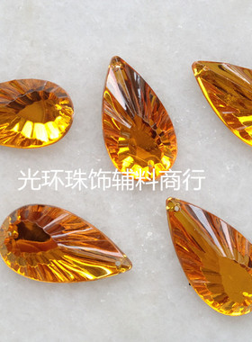 多色入 11*21mm/14*28mm/18*33mm压克力凤尾钻 手工材料 服装辅料