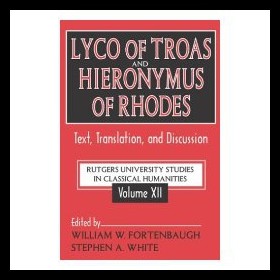 【预售】Lyco of Troas and Hieronymus of Rhodes: Text, Tra