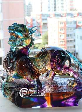 琉璃摆件镇宅开业招财装饰品