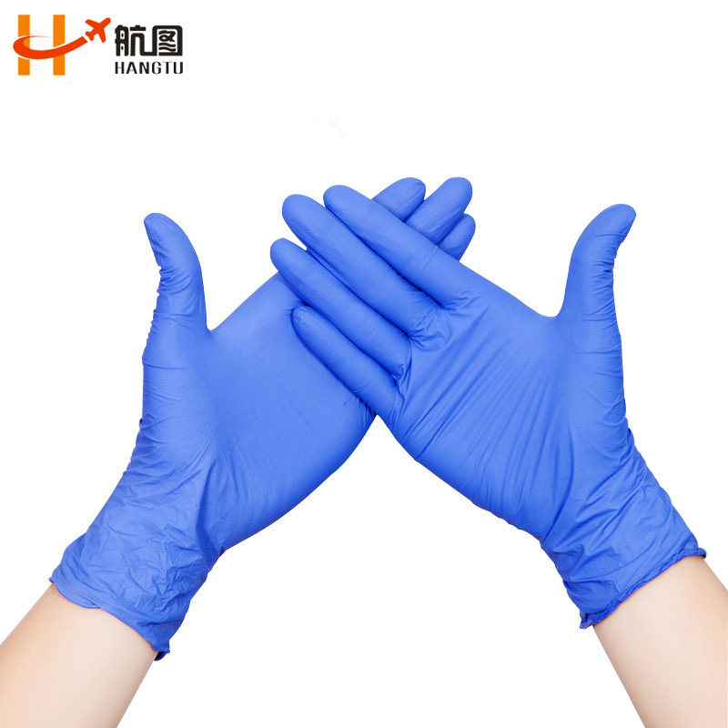 一次性手套丁腈橡胶乳胶男女厨房用家用实验科研检查防护纹绣薄款