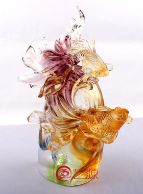 结婚创意卧室琉璃摆件送闺蜜