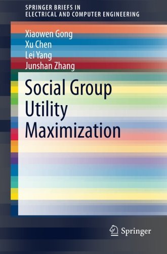 【预订】Social Group Utility Maximization